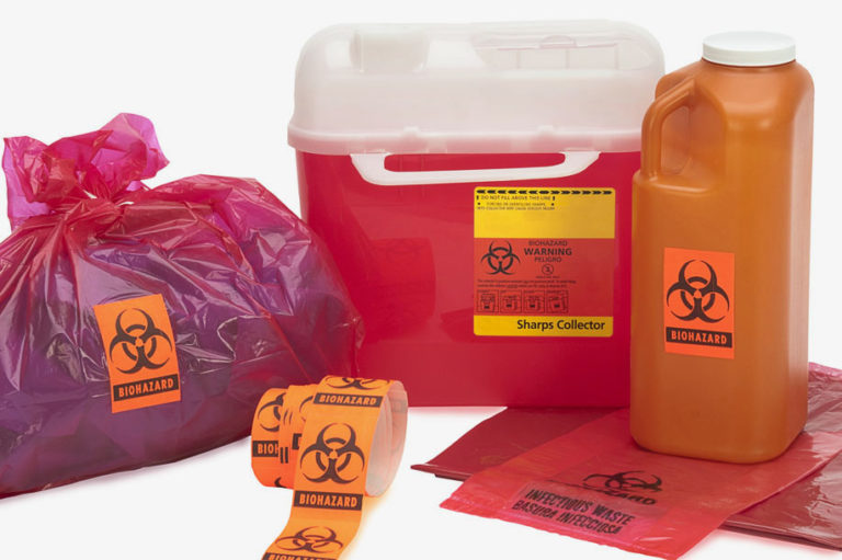 Red Medical Waste Disposal Bags US BioClean
