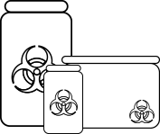 medical waste container icon